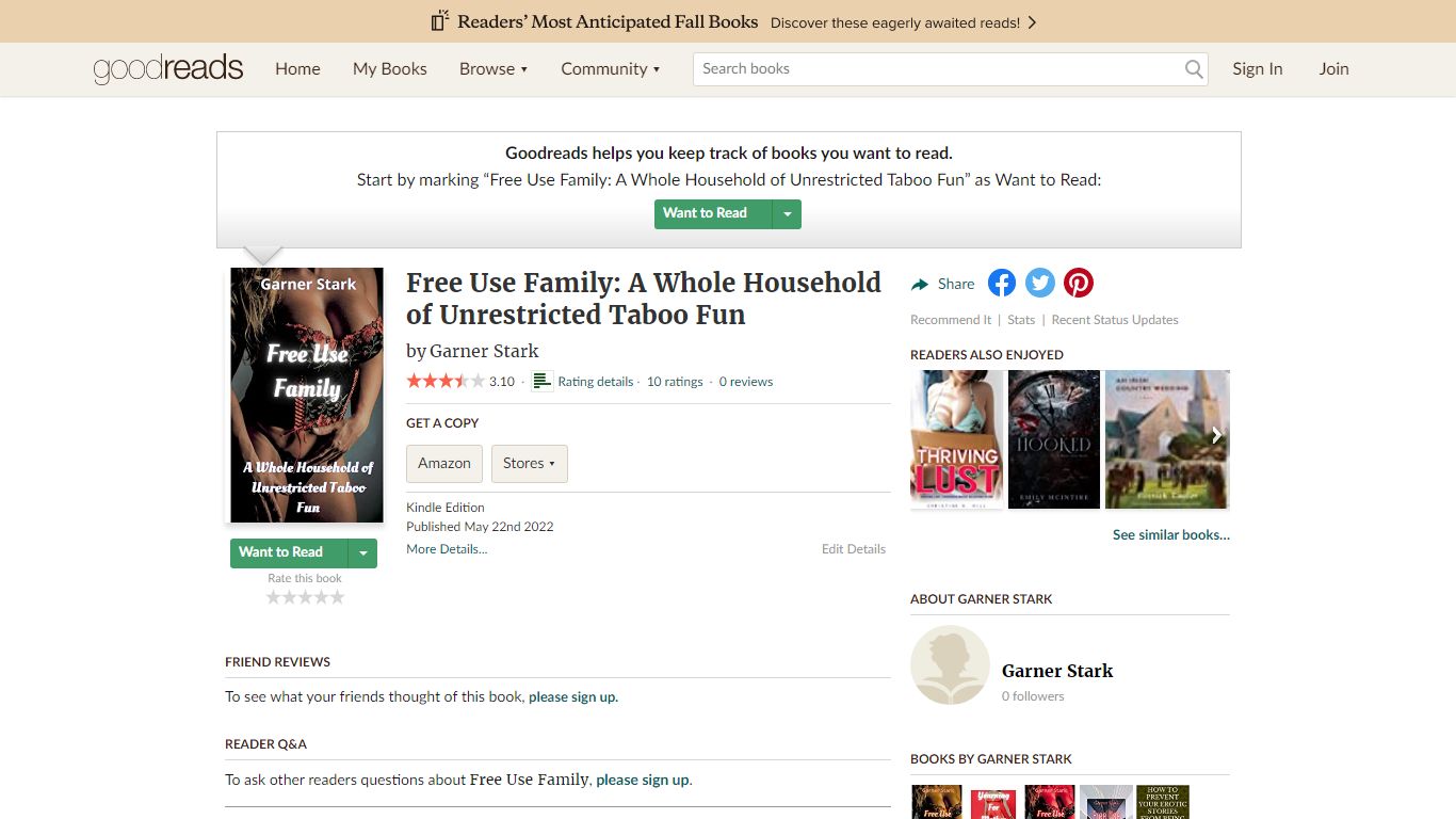 Free Use Family: A Whole Household of Unrestricted Taboo Fun - Goodreads